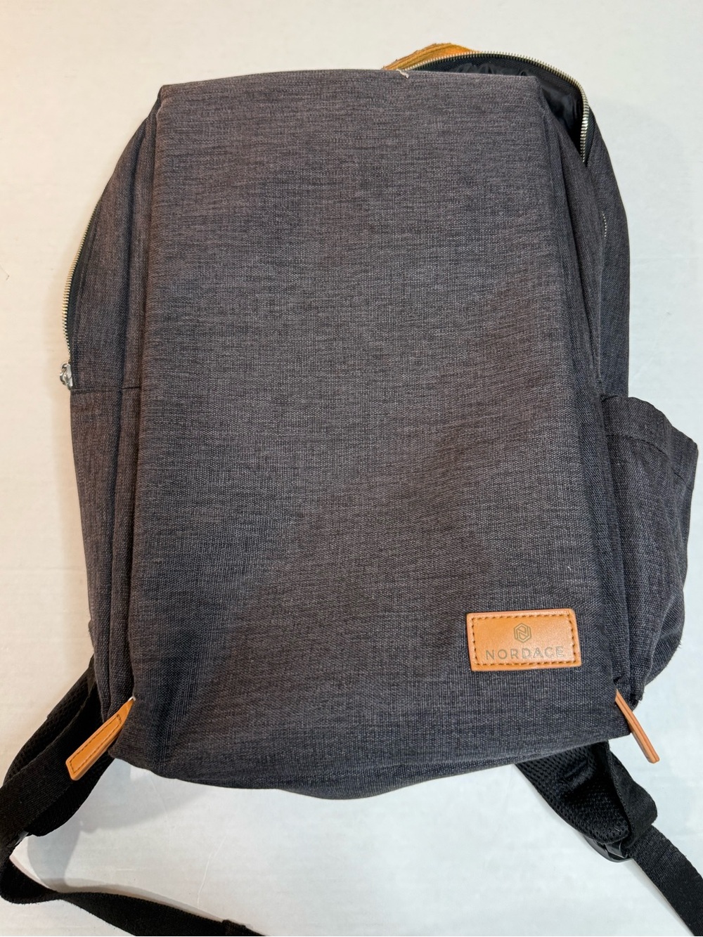 Nordace Siena Smart Backpack Gray Travel Laptop USB Anti Theft Carry On Daypack